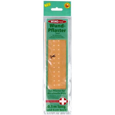 Wundpflaster Textil 6 cmx0,5 m 1stk Wundpflaster Textil 6 cmx0,5 m 1stk