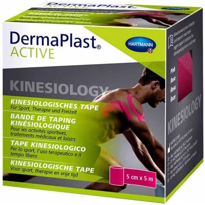 Dermaplast Active Kinesiology Tape 5 cm x 5 m pink 1stk Dermaplast Active Kinesiology Tape 5 cm x 5 m pink 1stk