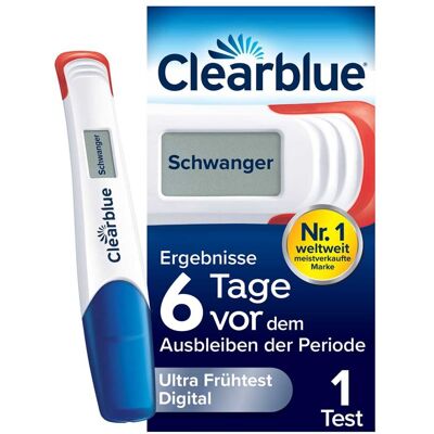 Clearblue Schwangerschaftstest Ultra Frühtest Digital 1stk Clearblue Schwangerschaftstest Ultra Frühtest Digital 1stk