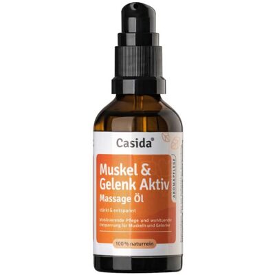 Casida GmbH Muskel & Gelenk Aktiv Massageöl - 50ml Casida GmbH Muskel & Gelenk Aktiv Massageöl - 50ml