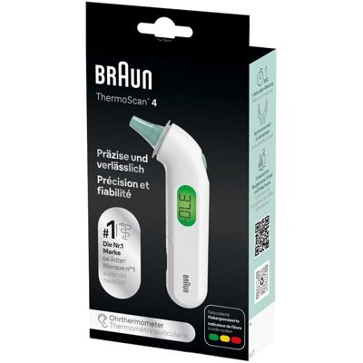 Braun Thermoscan 4 Ohrthermometer 1stk Braun Thermoscan 4 Ohrthermometer 1stk