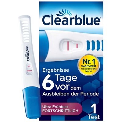 Clearblue Schwangerschaftstest 6 Tage Vorher 2 Hormone 1stk Clearblue Schwangerschaftstest 6 Tage Vorher 2 Hormone 1stk