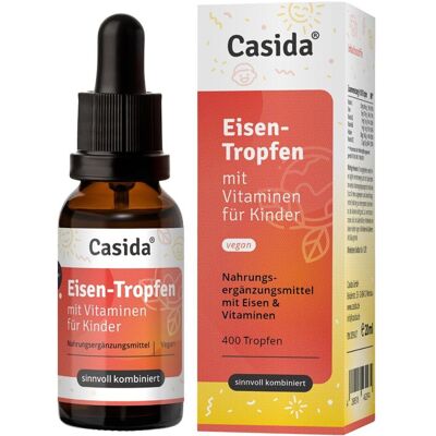 Casida Eisen Tropfen Kinder mit Vitaminen 20ml Casida Eisen Tropfen Kinder mit Vitaminen 20ml