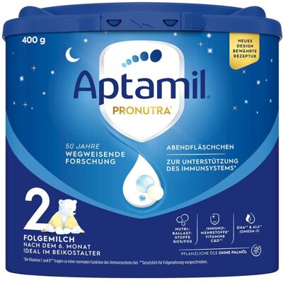 Aptamil Pronutra 2 Abendfläschchen 400g Aptamil Pronutra 2 Abendfläschchen 400g