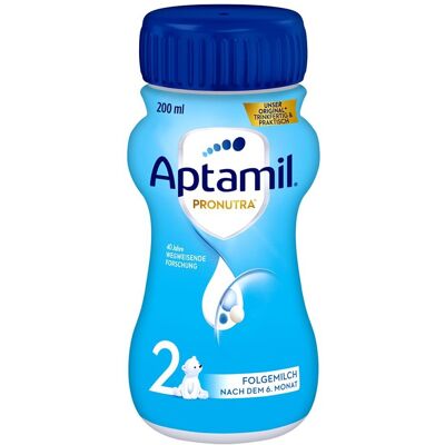 Aptamil Pronutra 2 Folgemilch nach dem 6. Monat 200ml Aptamil Pronutra 2 Folgemilch nach dem 6. Monat 200ml