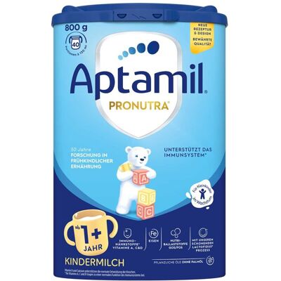 Aptamil pronutra Kindermilch ab 1+ Jahr Pulver 800g Aptamil pronutra Kindermilch ab 1+ Jahr Pulver 800g