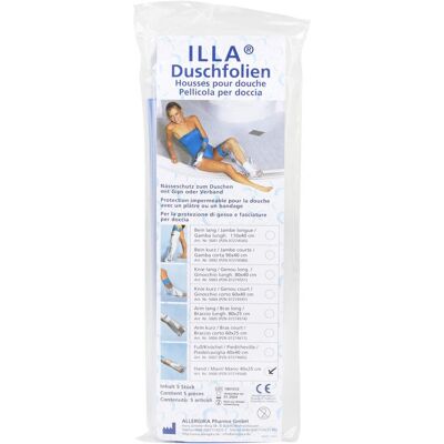 Illa - Duschfolie Hand 40x25 cm - 5 St - Duschfolie Illa - Duschfolie Hand 40x25 cm - 5 St - Duschfolie