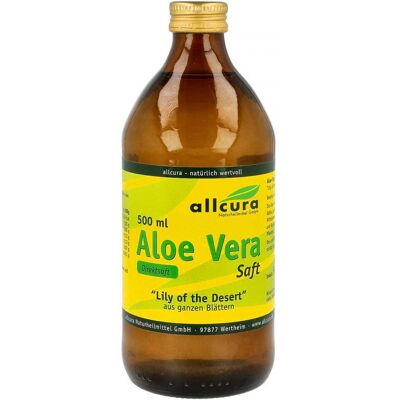 Allcura Aloe Vera Saft - Ganzblatt - 500ml Allcura Aloe Vera Saft - Ganzblatt - 500ml