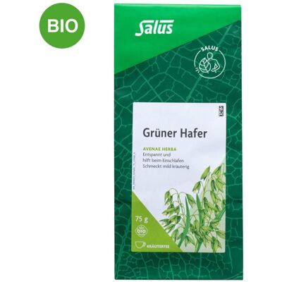 Grüner Hafertee Bio Salus 75g Grüner Hafertee Bio Salus 75g