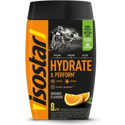 Isostar Hydrate & Perform Powder Orange 400g Isostar Hydrate & Perform Powder Orange 400g