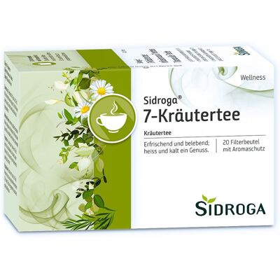 Sidroga Wellness 7-Kräutertee Filterbeutel 20X2.0g Sidroga Wellness 7-Kräutertee Filterbeutel 20X2.0g