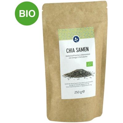 Chia Samen 100% Bio Kerne 250g Chia Samen 100% Bio Kerne 250g