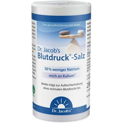 Dr. Jacob's Blutdruck-Salz mit Kalium Salzersatz 250g Dr. Jacob's Blutdruck-Salz mit Kalium Salzersatz 250g
