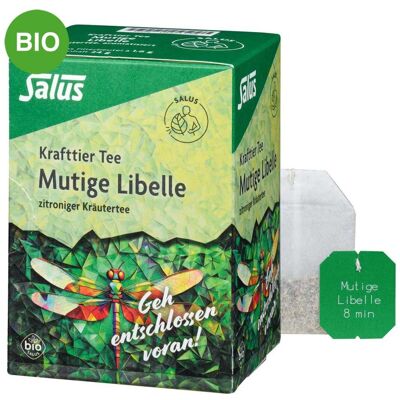 Salus Krafttier Tee Mutige Libelle – Bio-Kräutertee mit Johannis 15stk Salus Krafttier Tee Mutige Libelle – Bio-Kräutertee mit Johannis 15stk