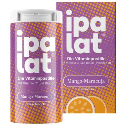 Ipalat® Die Vitaminpastille Mango-Maracuja 40stk Ipalat® Die Vitaminpastille Mango-Maracuja 40stk