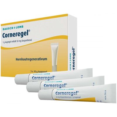 Corneregel Augengel fördert die Wundheilung am Auge 3X10g Corneregel Augengel fördert die Wundheilung am Auge 3X10g