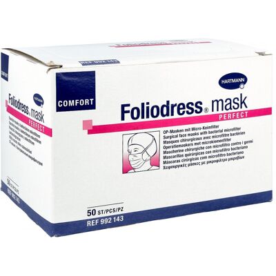 Foliodress mask Comfort perfect grün Op-masken 50stk Foliodress mask Comfort perfect grün Op-masken 50stk