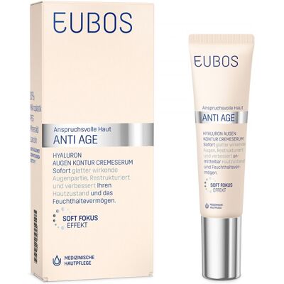 Eubos Sensitive Hyaluron Augen Kontur CremeSerum - Augencreme Eubos Sensitive Hyaluron Augen Kontur CremeSerum - Augencreme