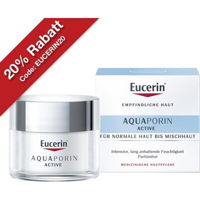 Eucerin Aquaporin Active Creme norm.bis Mischhaut 50ml Eucerin Aquaporin Active Creme norm.bis Mischhaut 50ml