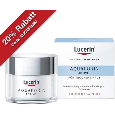 Eucerin Aquaporin Active Creme trockene Haut 50ml Eucerin Aquaporin Active Creme trockene Haut 50ml