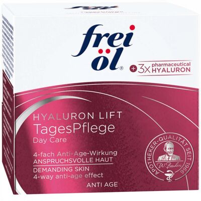 Frei Öl HyaluLift Tagespflege - Anti-Aging, Faltenreduktion, Elastizität Frei Öl HyaluLift Tagespflege - Anti-Aging, Faltenreduktion, Elastizität