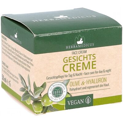 Herbamedicus Gesichtscreme Olive & Hyaluron 50ml Herbamedicus Gesichtscreme Olive & Hyaluron 50ml