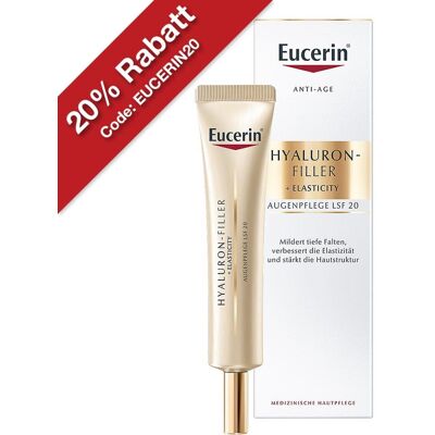Eucerin Hyaluron-Filler + Elasticity Augenpflege LSF 20 15ml Eucerin Hyaluron-Filler + Elasticity Augenpflege LSF 20 15ml