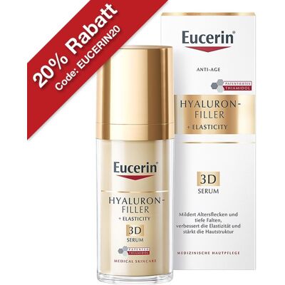 Eucerin Hyaluron-Filler + Elastizität 3D Serum - Hautserum Eucerin Hyaluron-Filler + Elastizität 3D Serum - Hautserum