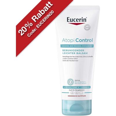 Eucerin AtopiControl Körperbalsam - Zu atopischen Ekzemen neigende Haut 200ml Eucerin AtopiControl Körperbalsam - Zu atopischen Ekzemen neigende Haut 200ml