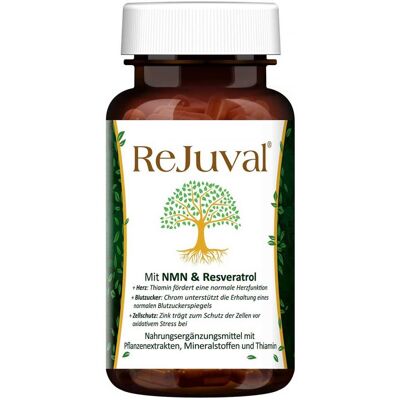 Rejuval Mit Nmn Resveratrol Egcg Anti-aging Kapsel (n) 60stk Rejuval Mit Nmn Resveratrol Egcg Anti-aging Kapsel (n) 60stk