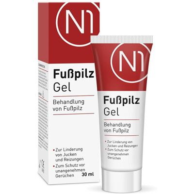 N1 Fußpilz Gel - Effektives Fußpilzmittel - 30 ml N1 Fußpilz Gel - Effektives Fußpilzmittel - 30 ml