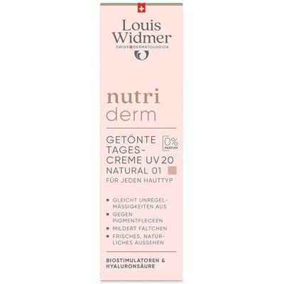 Louis Widmer nutriderm Getönte Tagescreme UV 20 -Natural 01 o.p 30ml Louis Widmer nutriderm Getönte Tagescreme UV 20 -Natural 01 o.p 30ml
