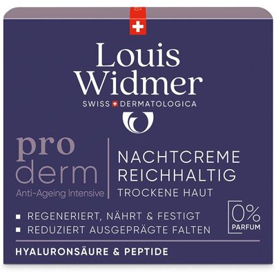 Louis Widmer proderm Nachtcreme Reichhaltig unparfümiert 50ml Louis Widmer proderm Nachtcreme Reichhaltig unparfümiert 50ml
