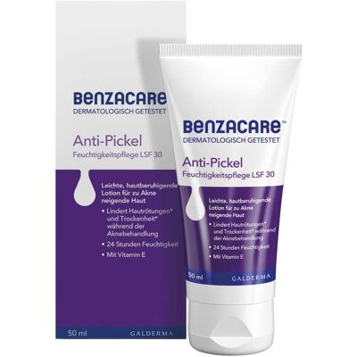 Benzacare Anti-Pickel Feuchtigkeitspflege SPF 30 50ml Benzacare Anti-Pickel Feuchtigkeitspflege SPF 30 50ml