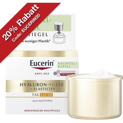 Eucerin Anti Age HYALURON-FILLER + ELASTICITY LSF 30 Refill 50ml Eucerin Anti Age HYALURON-FILLER + ELASTICITY LSF 30 Refill 50ml