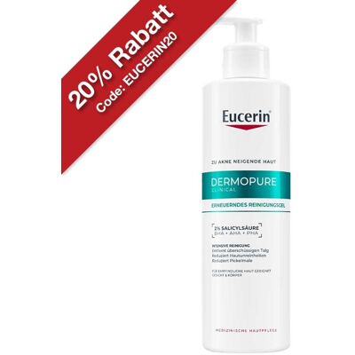 Eucerin Dermopure Clinical erneuerndes Reinigungsgel 400ml Eucerin Dermopure Clinical erneuerndes Reinigungsgel 400ml