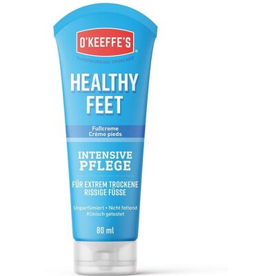 O Keeffe's healthy feet Fusscreme 80ml O Keeffe's healthy feet Fusscreme 80ml