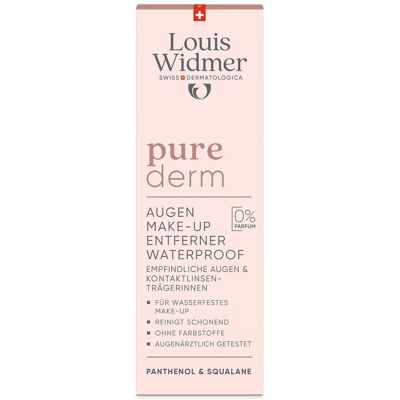 Louis Widmer purederm Augen-Make-up-Entferner wasserfest o.p 100ml Louis Widmer purederm Augen-Make-up-Entferner wasserfest o.p 100ml