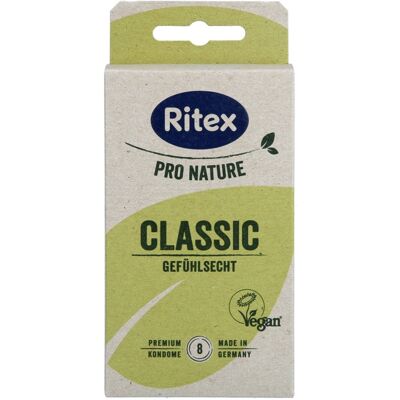 Ritex Pro Nature Classic Vegan Kondome 8stk Ritex Pro Nature Classic Vegan Kondome 8stk