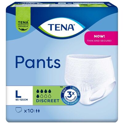 Tena Pants Discreet large 95-125 cm Einweghose 10stk Tena Pants Discreet large 95-125 cm Einweghose 10stk