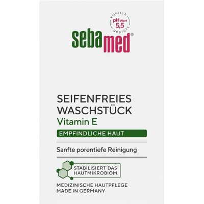 Sebamed Seifenfreies Waschstück 50g Sebamed Seifenfreies Waschstück 50g