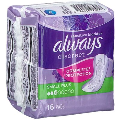 Always discreet Inkontinenz Binden small plus 16stk Always discreet Inkontinenz Binden small plus 16stk