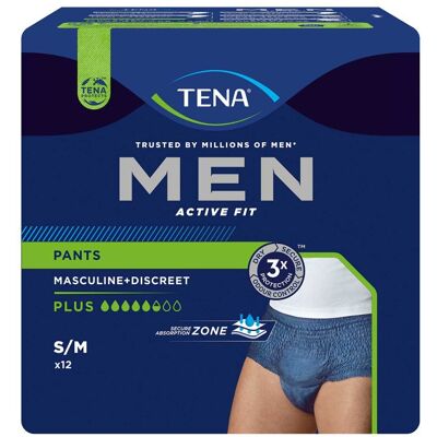 Tena Men Act.Fit Inkontinenz Pants Plus S/M - Inkontinenz-Hosen Tena Men Act.Fit Inkontinenz Pants Plus S/M - Inkontinenz-Hosen