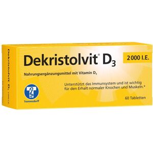 Dekristolvit D3 2.000 I.e. Tabletten 60stk Dekristolvit D3 2.000 I.e. Tabletten 60stk