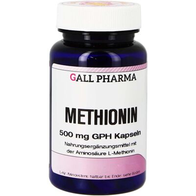 Methionin 500 mg Gph Kapseln 180stk Methionin 500 mg Gph Kapseln 180stk