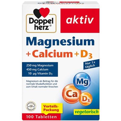 Queisser Pharma Magnesium+Calcium+D3 Tabletten - Nahrungsergänzung Queisser Pharma Magnesium+Calcium+D3 Tabletten - Nahrungsergänzung