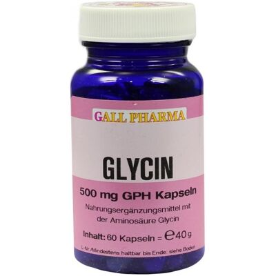Hecht Pharma Glycin 500 mg Kapseln - Nahrungsergänzungsmittel Hecht Pharma Glycin 500 mg Kapseln - Nahrungsergänzungsmittel