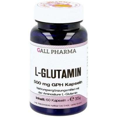 Hecht Pharma L-Glutamin 500 mg GPH Kapseln - Nahrungsergänzung Hecht Pharma L-Glutamin 500 mg GPH Kapseln - Nahrungsergänzung