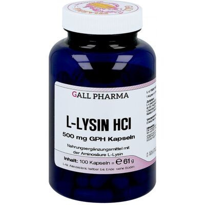 Hecht Pharma L-Lysin 500 mg - Nahrungsergänzungsmittel Hecht Pharma L-Lysin 500 mg - Nahrungsergänzungsmittel