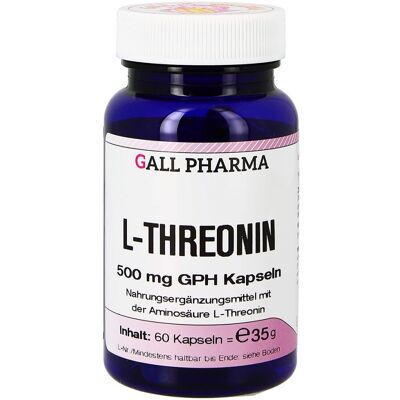 L-threonin 500 mg Kapseln 60stk L-threonin 500 mg Kapseln 60stk